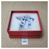 H&D Hyaline & Dora Hand-Blown Glass Dolphin