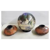 Lot of Native American Style Decor Baskets &