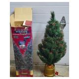 32" Fiberoptic Christmas Tree w/ Box