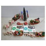 Lot of Vintage Assorted Christmas Decorations