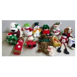 Lot of Assorted Xmas Plushies