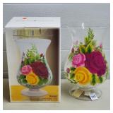 Firth Avenue Crystal Roses 10" Hurrican Mouth Blon