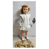 36" H Vintage Doll Toy w/ Original Outfit