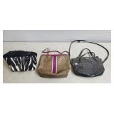 Lot of 3 Coach Style Purses