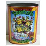 Vtg TMNT Cowabunga  Waste Paper Bin