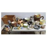 Large Lot of Pottery, Yard Decorations, etc
