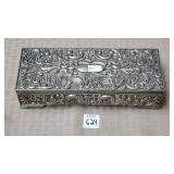 Vintage Silverplated Jewelry Box