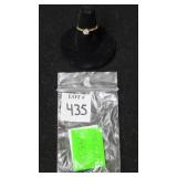 14k Gold Diamonque Ring, Size 6 1/2"