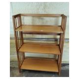 Foldable Wood Book Shelf