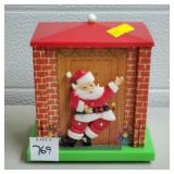 Vintage Wind Up Mechanic Santa Musical