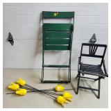 Folding Lawn Chairs & Garden Stakes