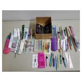 Large Lot of Crocheting & Knitting Needles