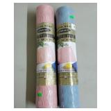 Lot of 18" x 36" Blue & Pink Rubber Mats, SEALED