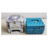 Lot of 2 Make Up & Fingernail Cases