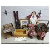 Large Lot of Bird Feeders, Household Decorations