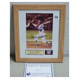 Hank Aaron Autographed Picture w/ COA