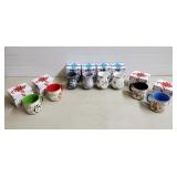 Lot of Temptations Xmas Mugs, New in Boxes