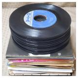 Lot of Assorted 45s Vinyl Records