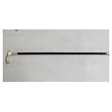 Ornate Black & Gold Style Walking Cane