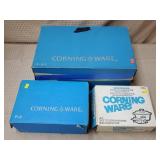 Vintage Corning Ware Blue Cornflower Cookeware Lot
