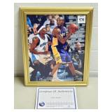 Kobe Bryant Autographed Picture w/ COA