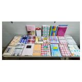 Grouping of Mixed Sealed Vinyl Table Clothes