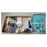 Tray Lot of Assorted Beaded Costume Necklaces