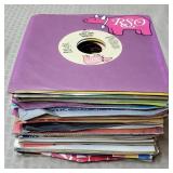 Lot of Assorted 45s Vinyl Records