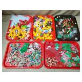 Large Lot of Assorted Vintage Cake Decorations