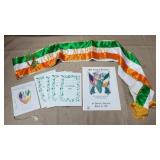 Vtg Irish American Association St. P Day Sash &