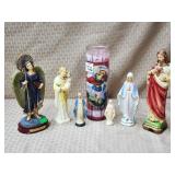 Lot of Religious Statues