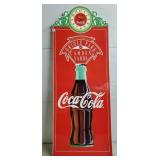 61 3/4" H Oriole Park Coca Cola 1993 Carboard Sign