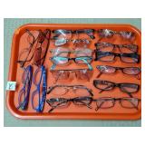 Tray Lot of Assorted Eyeglasses