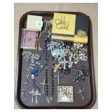 Lot of Vintage Catholic Devotional Crosses,