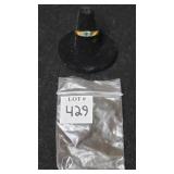 10k Gold Blue Topaz Ring, Size 8