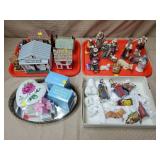 Vanity Tray, Decorative Building, Nativity Figures