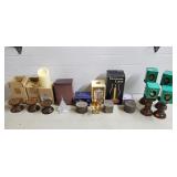 Ceramic Candle Holders, Xmas Tree, Hurricane