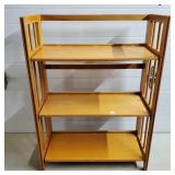 Foldable Wood Book Shelf