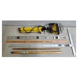 Worklight, Rulers, Levels, Square Level Tools Lot