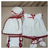 Hand Crocheted Baby Outfit