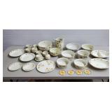 Hall Autumn Leaf Pattern Dinner & Serving Pieces