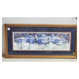 Flow Blue Tea Party Print by Carolyn Watson