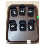 Lot of Gold Coast Platinum Plated Costume Jewelry