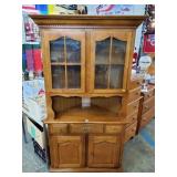 Wood Country Corner Hutch
