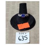 Danbury Mint Silverplated Costume Ring, Size 7