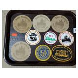 Bethlehem Steel Glass Stein, Thermos, Coasters