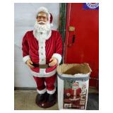 5 Ft Tall Talking Santa Claus Decoration w/ Box