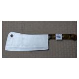 11 1/2" L Damascus Steel Meat Cleaver