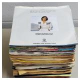 Lot of Mixed 45 Vinyl Records