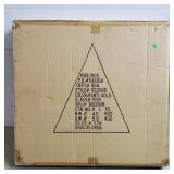 Snowman Metal Candleholder, NIB